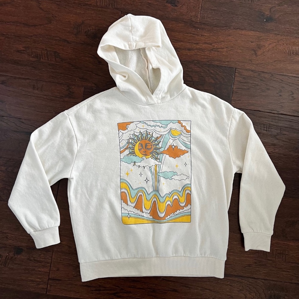 Rebellious One Brand Graphic Hoodie Size Small (Juniors)